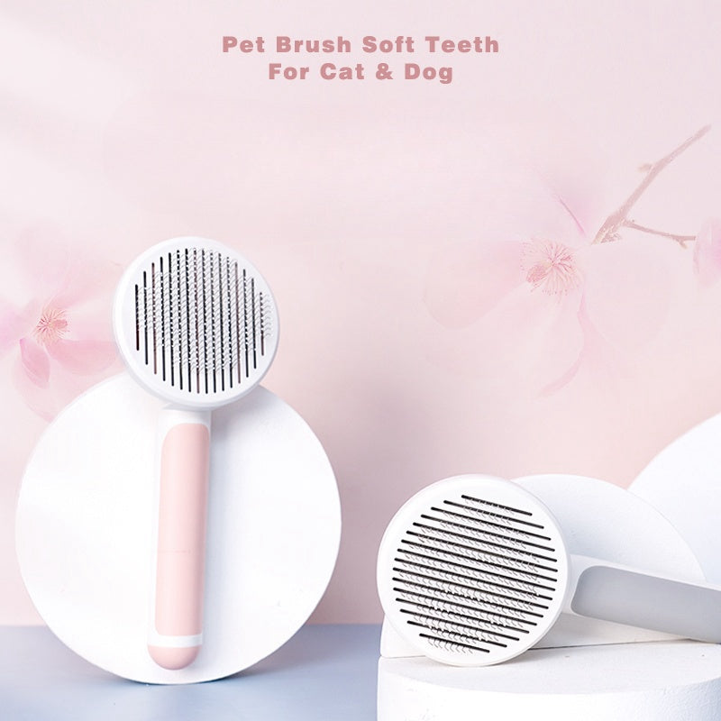 Self Cleaning Pet Brush, Self Cleaning Cat Hair Brush