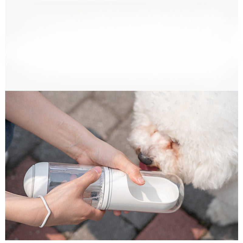 Leak Proof Portable Dog Water Bottle with Filter, Dog Water Bowl Dispenser