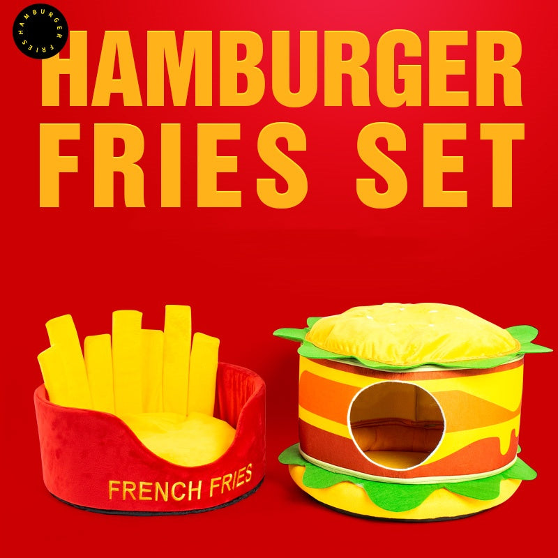 Petovely Simulation Nest (Fries&Burger)