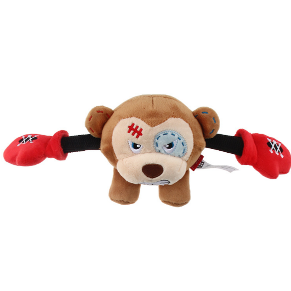 ROCK ZOO BUNGEE PLUSH DOG TOY