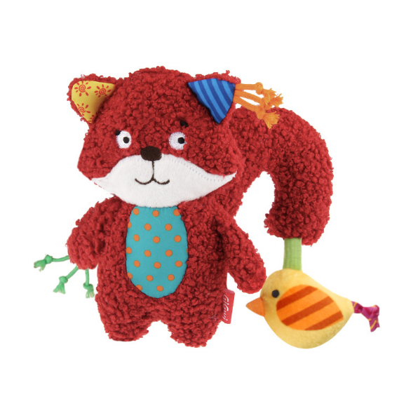 PLUSH FRIENDZ CRINKLY DOG TOY——Naughty Doll, built-in vocalization